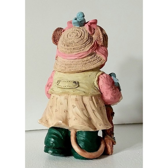 Nature Mouse Bluebirds Binoculars Walking Resin Figurine EUC Collectible Display - Picture 5 of 12